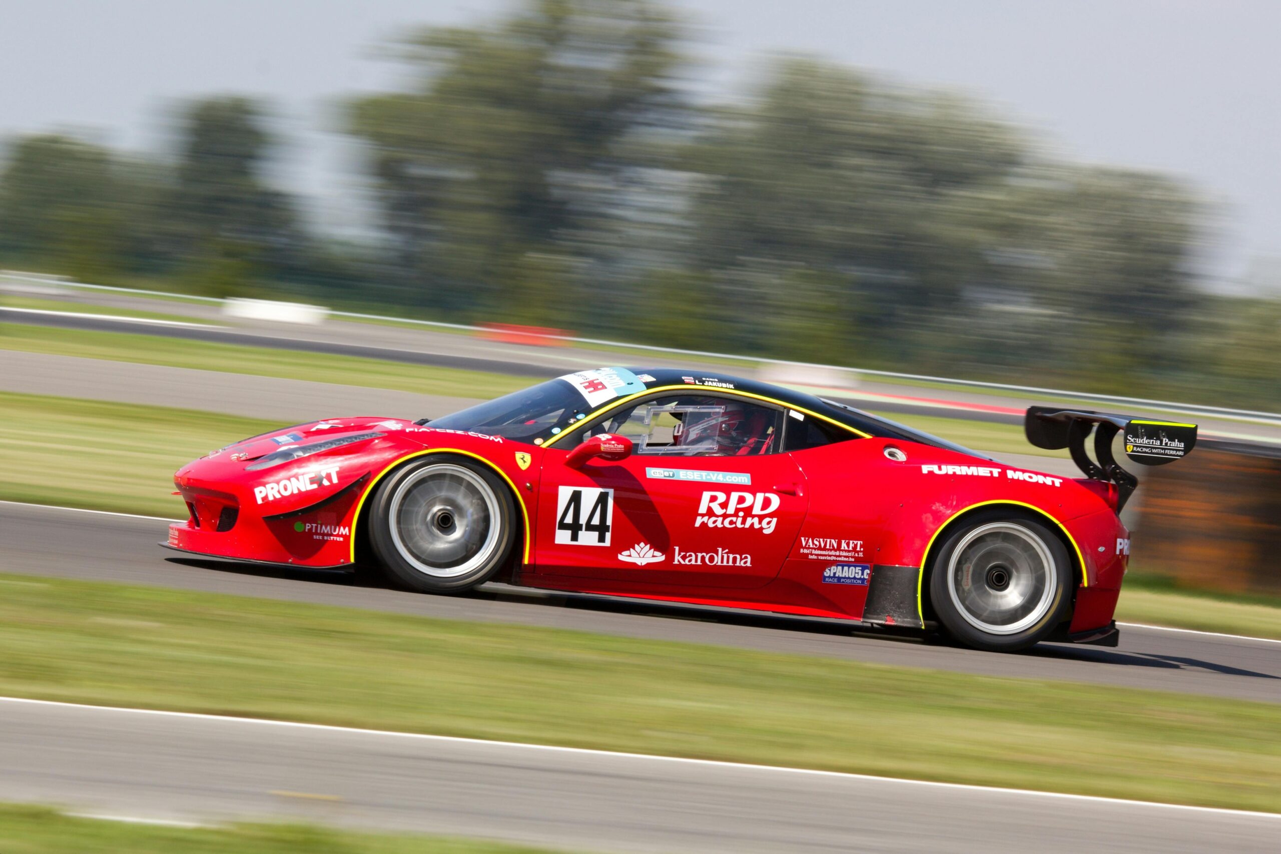 Red Race Car